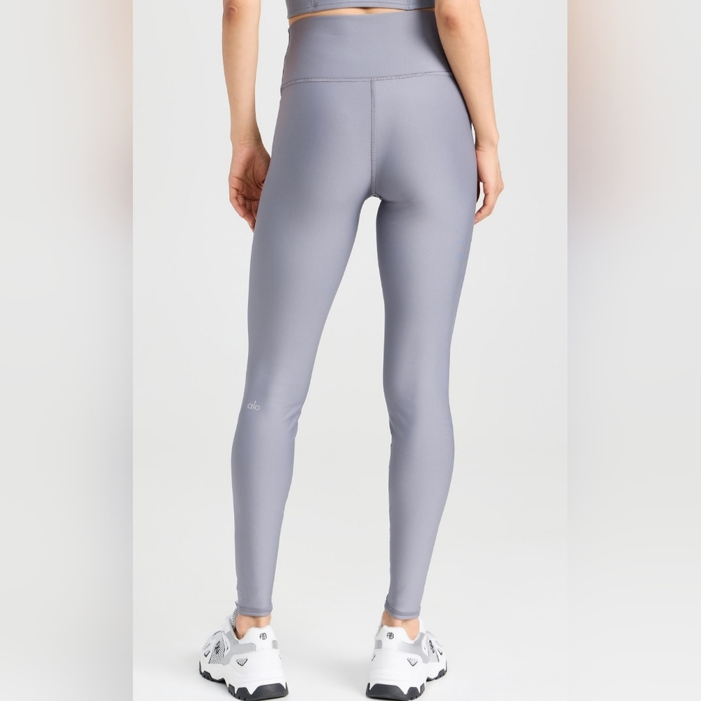 Alo Yoga High-Waist Airlift Leggings Gray Size Small